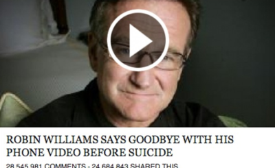 Robin Williams Says Goodbye With His Phone Video Before Suicide