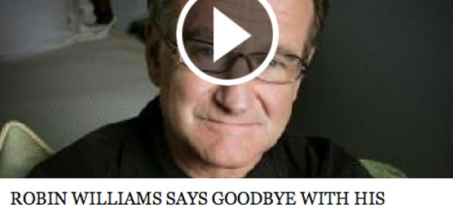 Robin Williams Cell Phone Video before Suicide Facebook Post Scam