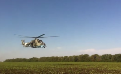 Ukraine Helicopters Firing at their Own Troops Video