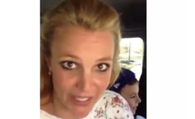 Britney Spears Woodie Woodpecker impression video
