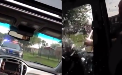 Cops Smash Window, Taser Passenger at Traffic Stop VIDEO