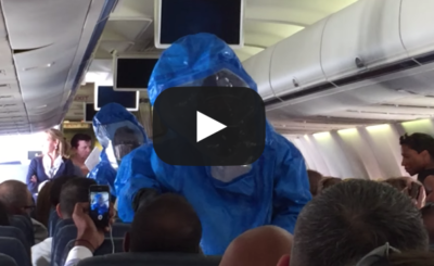 Ebola Scare on US Airways Flight 845 from Philadelphia to Punta Cana - October 8th 2014