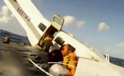 Hawaii plane crash caught on tape with GoPro