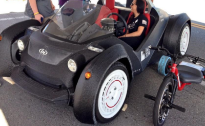 Local Motors makes the first 3D printed car, the Strati