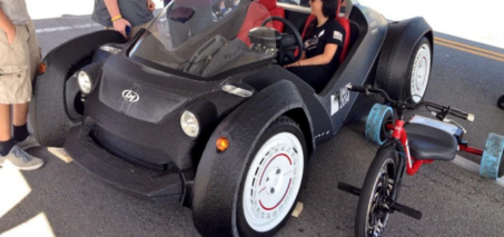 Local Motors makes the first 3D printed car, the Strati