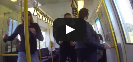 Perth Train Party Video 2014!!! People Dancing on a Train