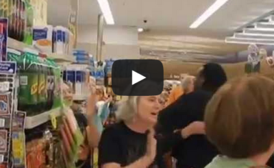 Flash Mob at a Hannaford in Bangor, Maine 9/27/14