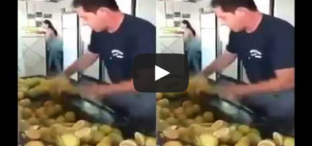 Lemon Ninja: Kitchen worker chops 140 lemons