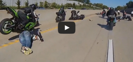 Motorcycle ACCIDENT Street Bike Stunts CRASH At ROC 2014 Ride Of The Century Stuntbike FAIL