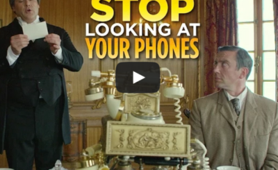 Stop Looking At Your Phones ('The Britishes') - College Humor