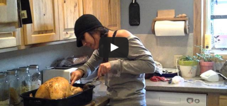 Thanksgiving Prank - Pregnant turkey
