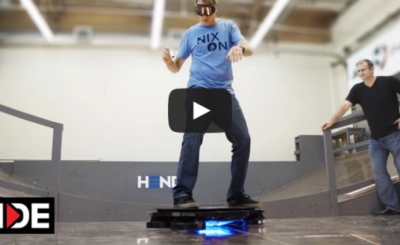 Tony Hawk Rides World's First Real Hoverboard - Hendo Hover