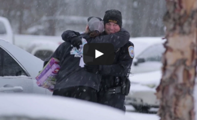 Christmas Surprise Traffic Stop with Lowell Police