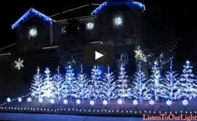 Frozen Christmas Lights (Let It Go) 2014