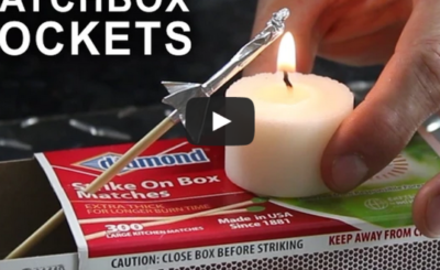 How To Make a Matchbox Rocket Launching Kit