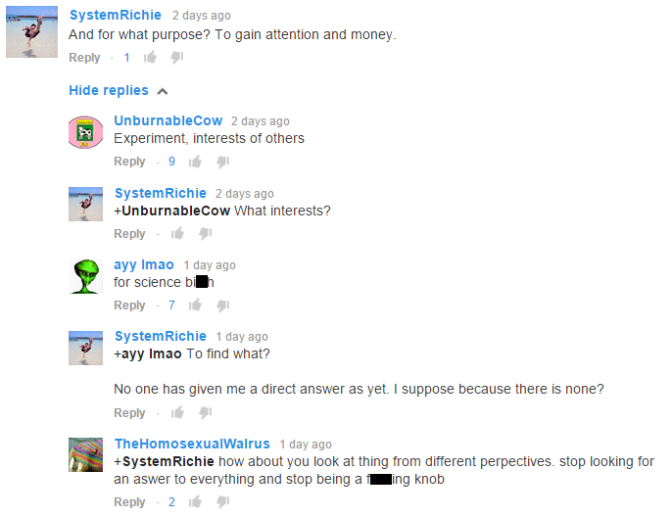 Introduction to my crazy Coke plan youtube comment