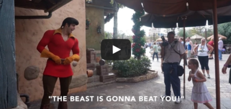 Little Girl Puts Gaston In His Place: Disney World 2014