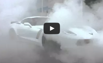 Vengeance Racing 2015 C7 Z06 Obligatory Dealership delivery burn out!!!