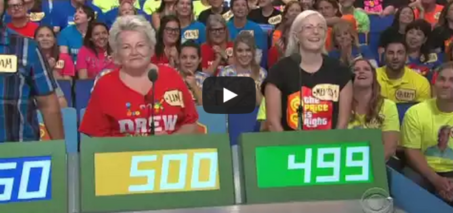 Vickie guesses $1 dollar on The Price is Right