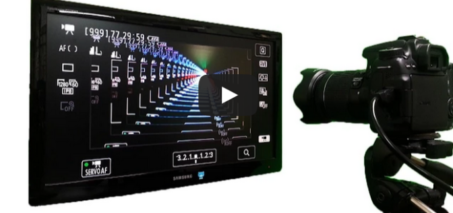 Fantastic harmony of camera and monitor !! - Infinity effect