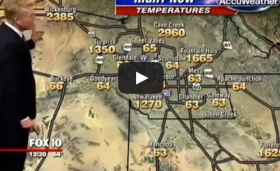 Weather map goes crazy live on the air