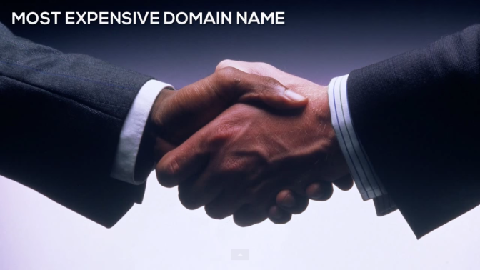 Most expensive domain name