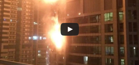 Fire on 50th floor of Torch Residential Tower in Dubai