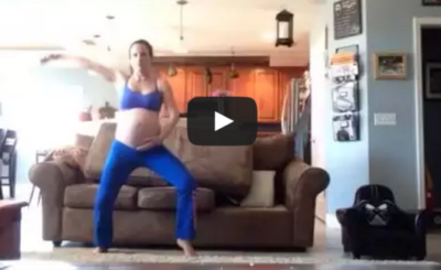 Mom dances to thriller to induce labor