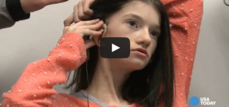 Teen born deaf now hears with her brain
