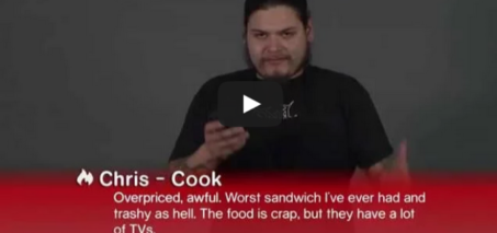Mean Yelp Reviews: Restaurant Edition