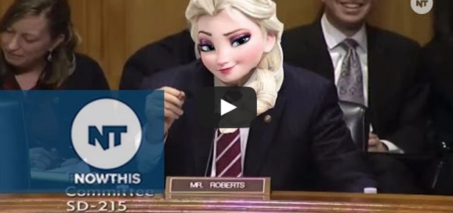 Senator Pat Robert's Frozen 'Let It Go' Ringtone Goes Off During Hearing