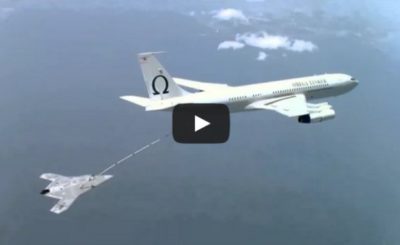 X47B UCAV Drone completes first ever autonomous aerial refueling