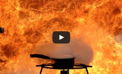 Explosive Oil Fire at 2500fps