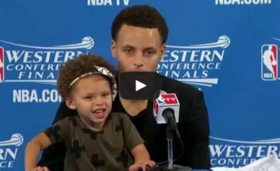 Steph Curry's Daughter Riley Steals the Show