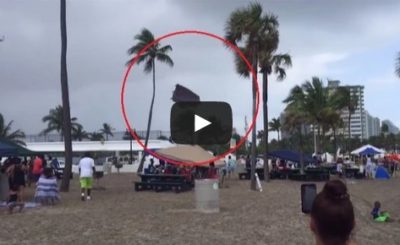 Waterspout Overturns Bounce House on Fort Lauderdale Beach