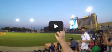 Barehanded baseball line drive catch - Biloxi Shuckers