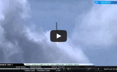 SpaceX - CRS-7 Launch explosion