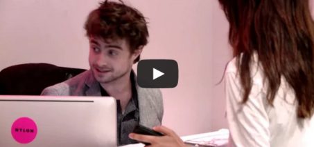 Daniel Radcliffe Was Our Receptionist for an Hour