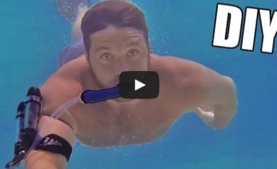 DIY Underwater Breathing Device