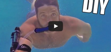 Incredible DIY Underwater Breathing Device • Tutorial