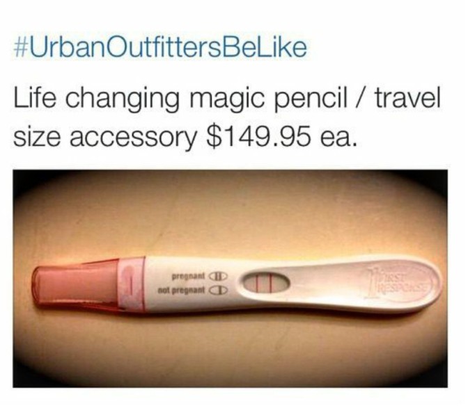 Urban Outfitters be like life changing magic pencil travel size accessory $149.95 ea