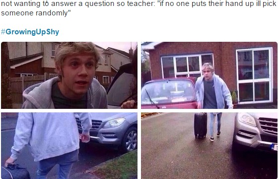 not wanting to answer a question so teacher if no one puts their hand up i'll pick someone randomly growing up shy