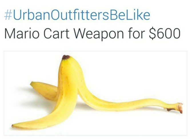 urban outfitters be like mario cart weapon $600