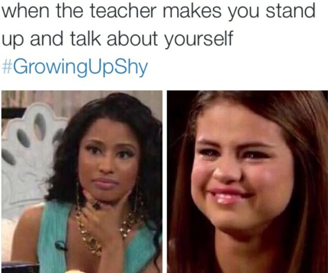 40 #GrowingUpShy memes - What it's like Growing Up Shy