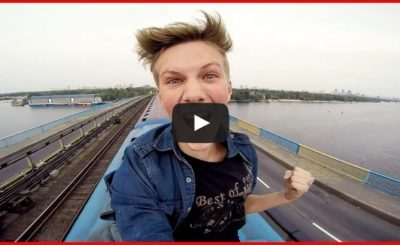 A ride on the roof of the metro train