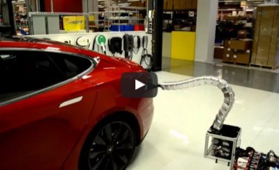 Charger prototype finding its way to Model S