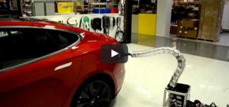 Charger prototype finding its way to Model S