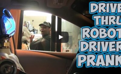 Drive Thru Robot Driver Prank