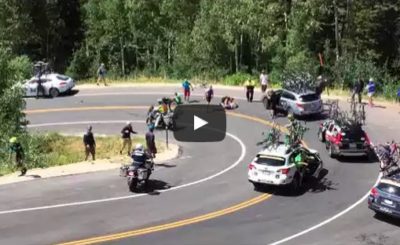 Guardsman's Pass Tour of Utah 2015 Crash