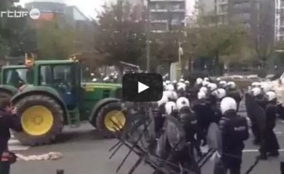 Tractors vs. Police